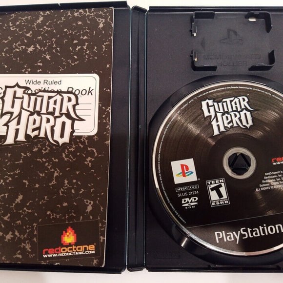 PS2 Kramer Striker Guitar Hero Wireless Bundle Dongle 4 Games Playstation 2 - Picture 12 of 15